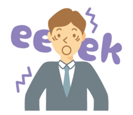 Gentle Suit Man For English sticker #5744980