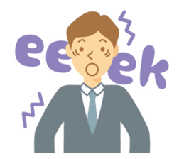 Gentle Suit Man For English sticker #5744980