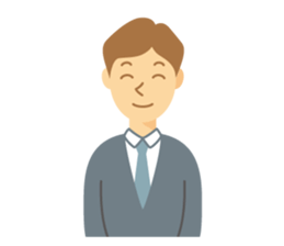 Gentle Suit Man For English sticker #5744984