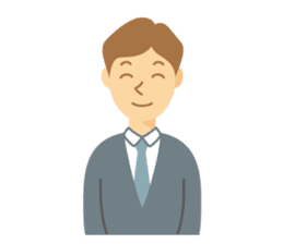 Gentle Suit Man For English sticker #5744984