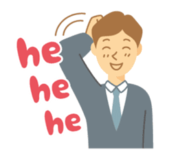 Gentle Suit Man For English sticker #5744992