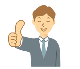 Gentle Suit Man For English sticker #5745000