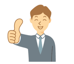 Gentle Suit Man For English sticker #5745000