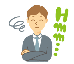 Gentle Suit Man For English sticker #5745004