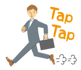 Gentle Suit Man For English sticker #5745006