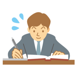 Gentle Suit Man For English sticker #5745010