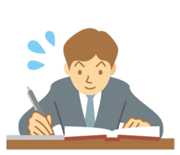 Gentle Suit Man For English sticker #5745010