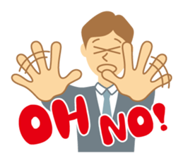 Gentle Suit Man For English sticker #5745020