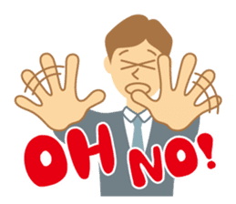 Gentle Suit Man For English sticker #5745020