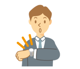 Gentle Suit Man For English sticker #5745026