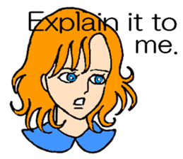 I am in love. Because...(English Ver.) sticker #5745465