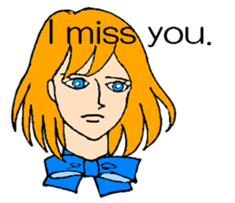 I am in love. Because...(English Ver.) sticker #5745476