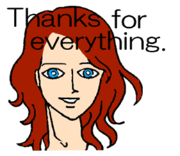 I am in love. Because...(English Ver.) sticker #5745480