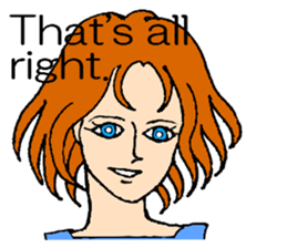 I am in love. Because...(English Ver.) sticker #5745481