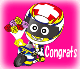love motorcycle! love bike! love race! sticker #5745774