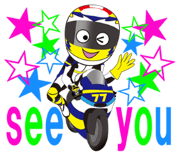love motorcycle! love bike! love race! sticker #5745777