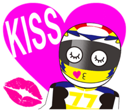 love motorcycle! love bike! love race! sticker #5745791