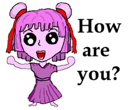 Little pink Annie sticker #5746132