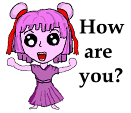 Little pink Annie sticker #5746132