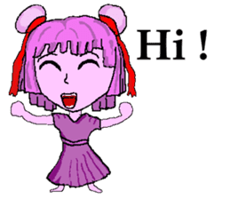 Little pink Annie sticker #5746133