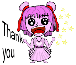 Little pink Annie sticker #5746134