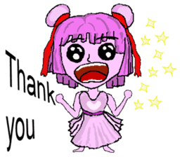 Little pink Annie sticker #5746134