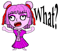 Little pink Annie sticker #5746137