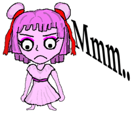 Little pink Annie sticker #5746138