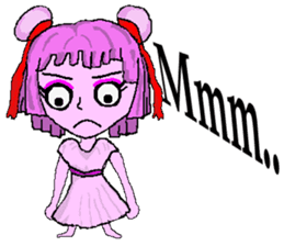 Little pink Annie sticker #5746138