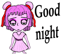 Little pink Annie sticker #5746139
