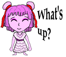 Little pink Annie sticker #5746141