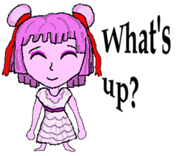 Little pink Annie sticker #5746141