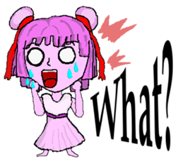 Little pink Annie sticker #5746143