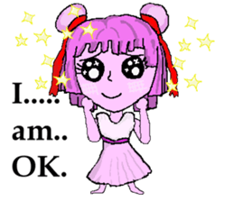 Little pink Annie sticker #5746144