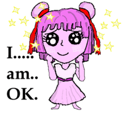 Little pink Annie sticker #5746144