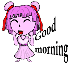 Little pink Annie sticker #5746146