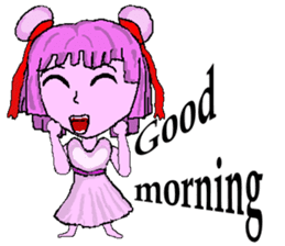 Little pink Annie sticker #5746146