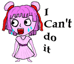 Little pink Annie sticker #5746147