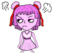 Little pink Annie sticker #5746148