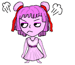 Little pink Annie sticker #5746148