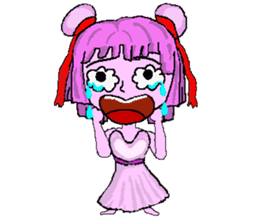 Little pink Annie sticker #5746149