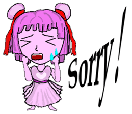 Little pink Annie sticker #5746151