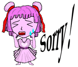 Little pink Annie sticker #5746151