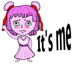 Little pink Annie sticker #5746157