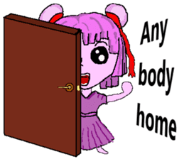 Little pink Annie sticker #5746158