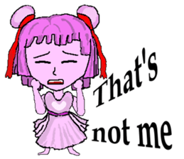 Little pink Annie sticker #5746160