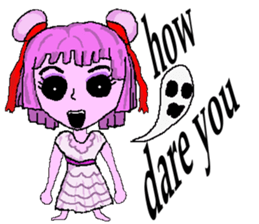 Little pink Annie sticker #5746161