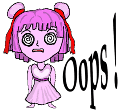 Little pink Annie sticker #5746163