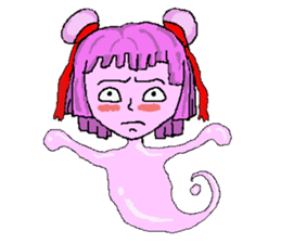 Little pink Annie sticker #5746165