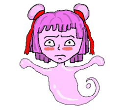 Little pink Annie sticker #5746165